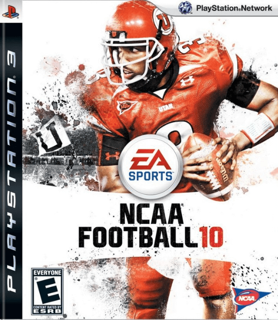 NCAA Football 10 box art for Playstation 3